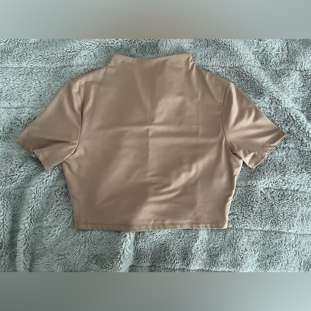 Simons Icône Beige Short Sleeve Top